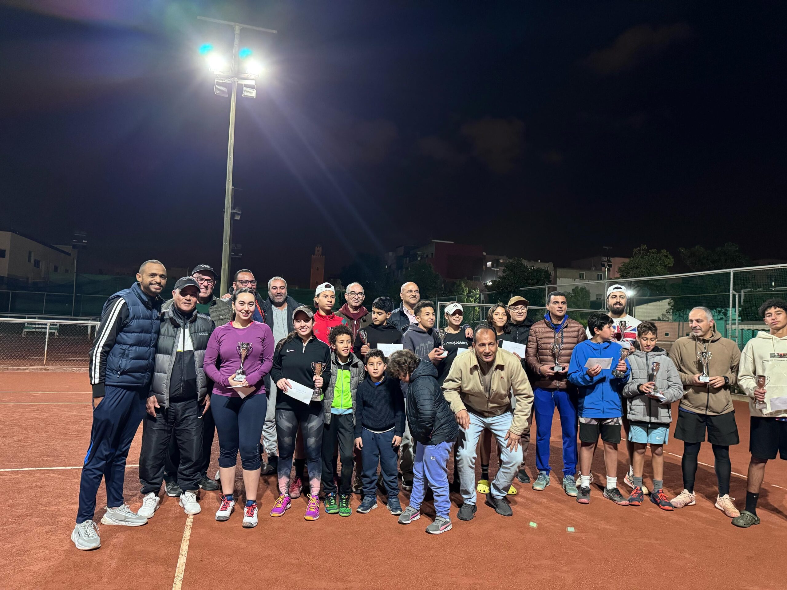 Clôture du tournoi de doubles dames et messieurs en nocturne ASAS 2024 / 2025