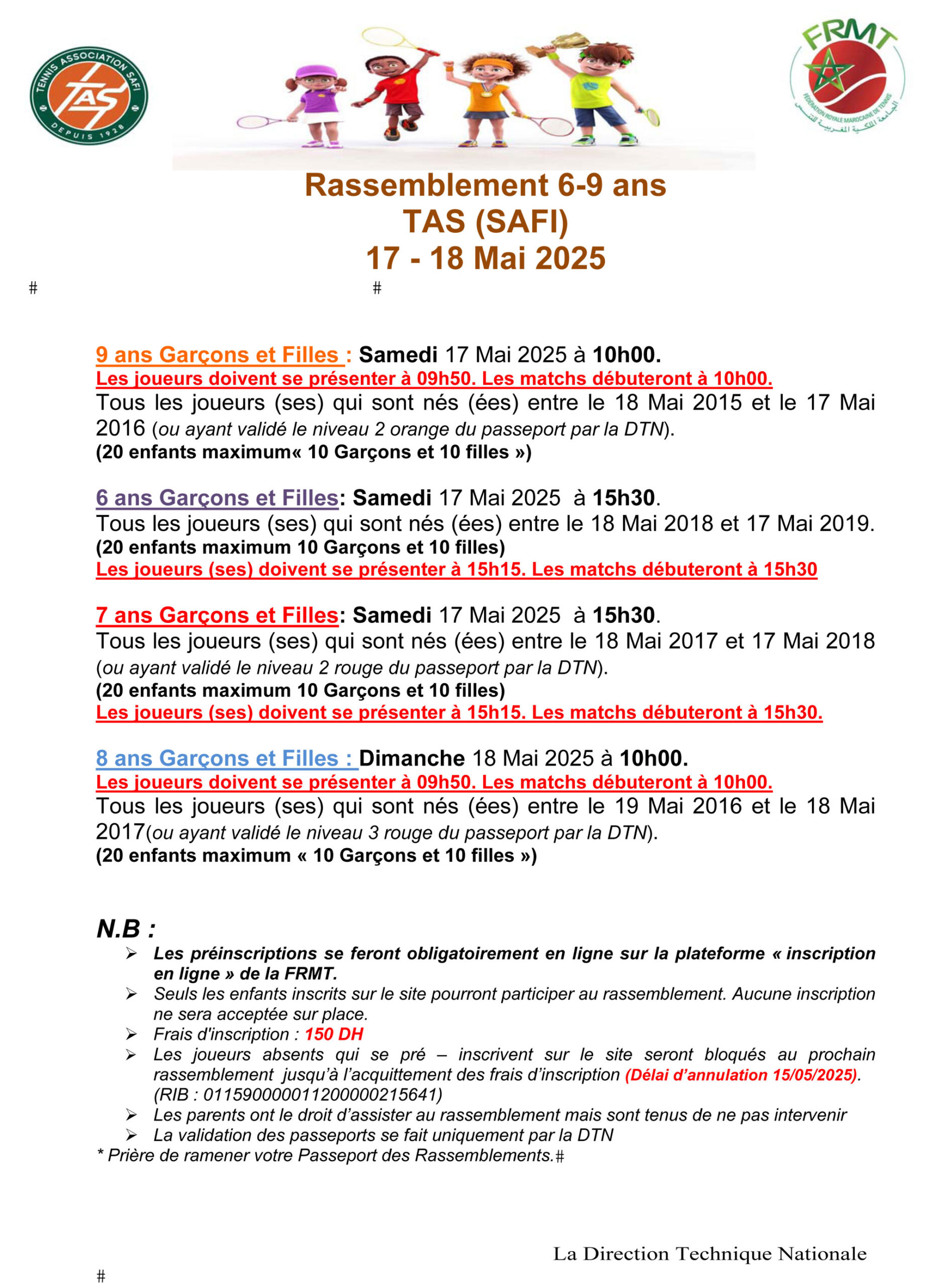 TENNIS-RASSEMBLEMENT-TAS