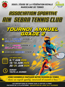 tournoi annuel grade 2 ASAS